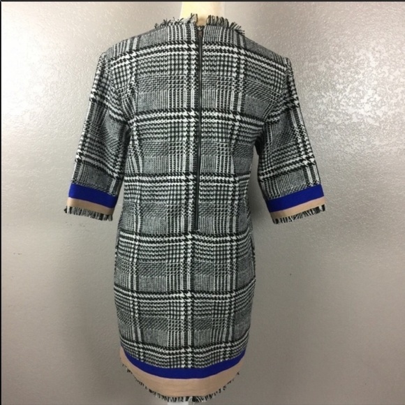 English Factory Herringbone Tweed Lined Dress Size 8 Retail Value $168 SALE - Picture 3 of 9